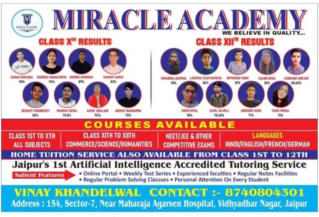 Tuition classes and Coaching Center in Jaipur